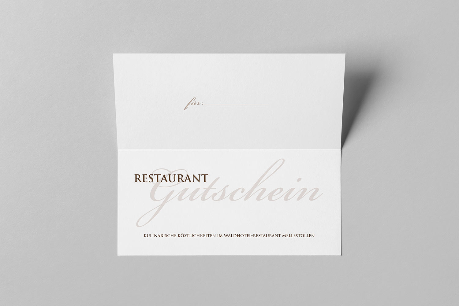 Restaurant Gutschein 2