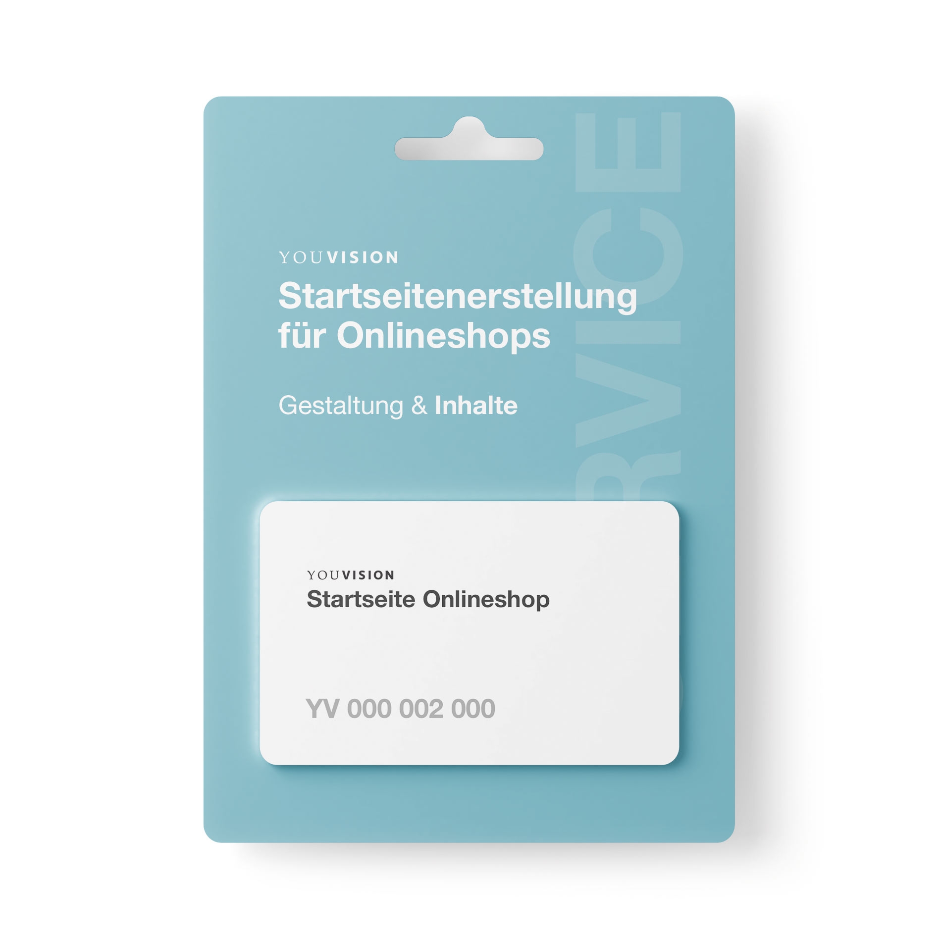 Startseitenerstellung Onlineshop