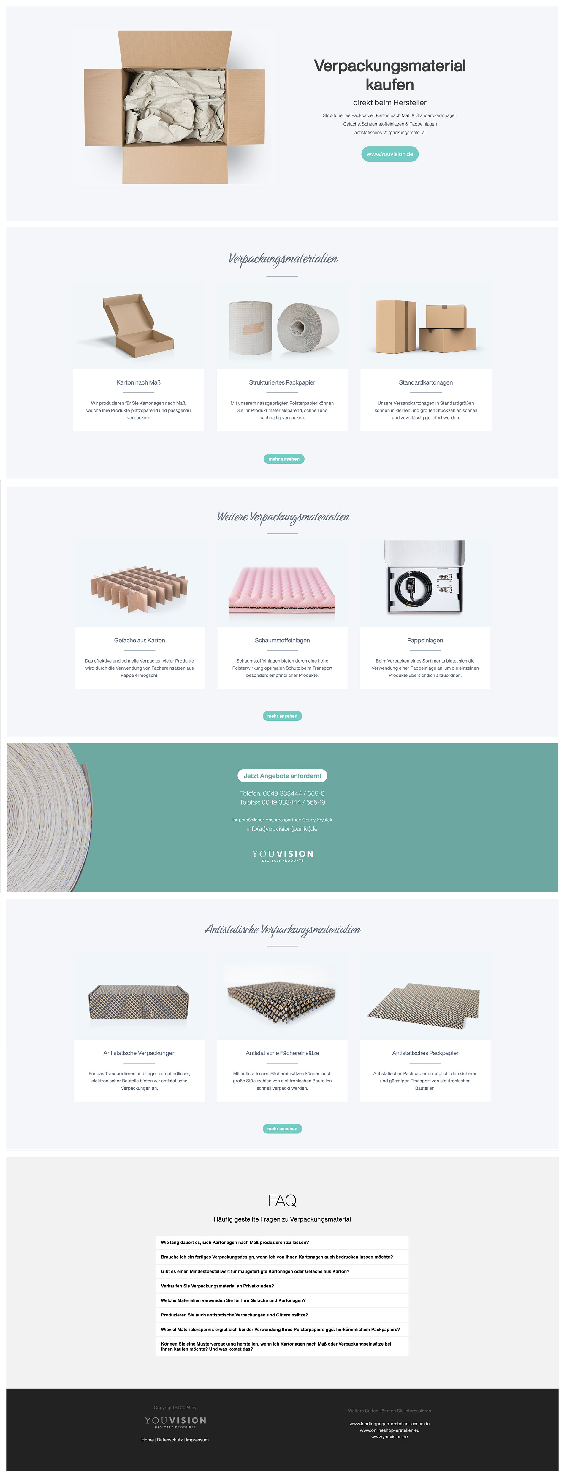 screenshot website template A100