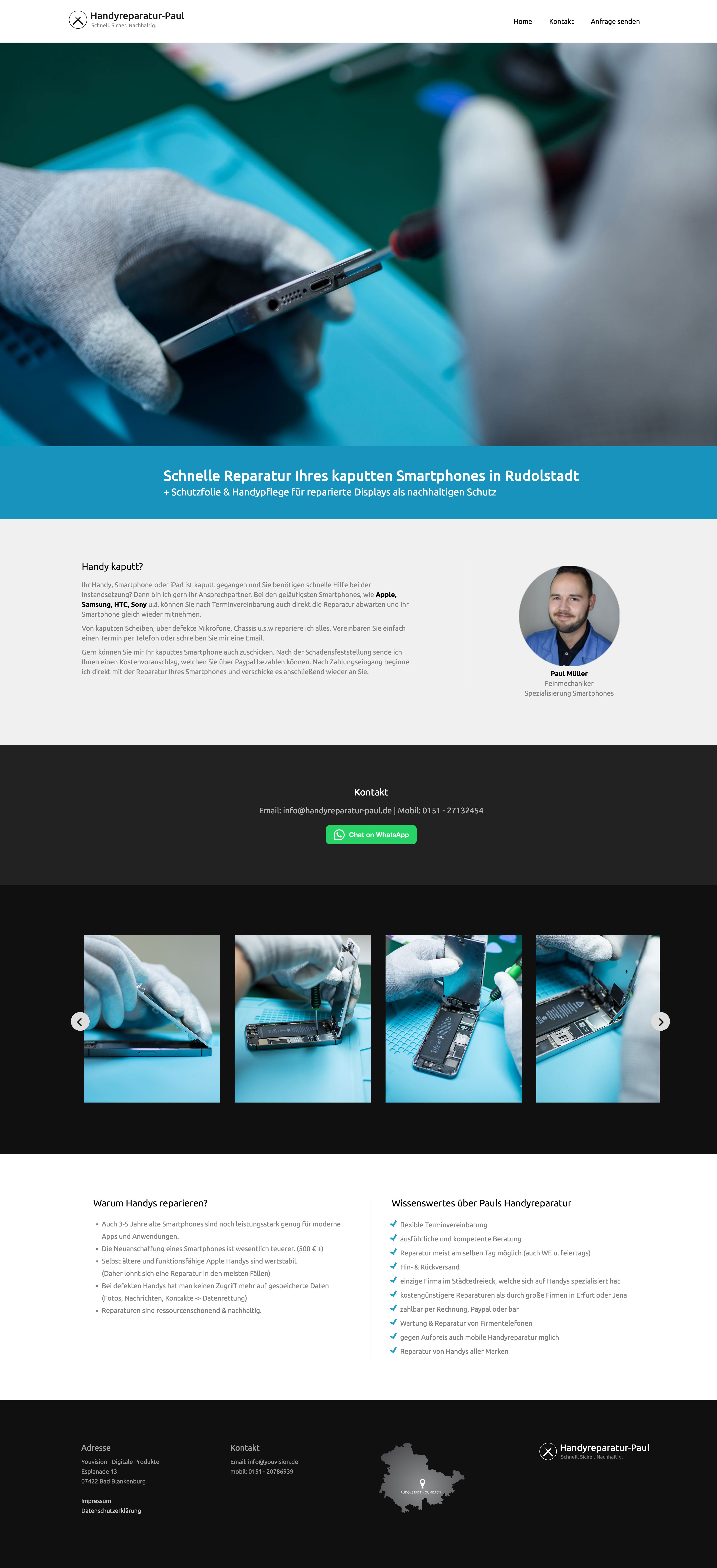 screenshot website template A100